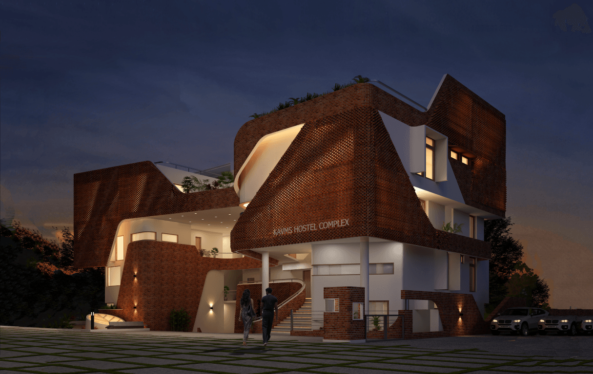 KAVMS Hostel: by Spacio TechTonics